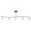 Cal Lighting Serpentine 5-Light Orbit Ceiling Fixture with Glass in Brushed Steel