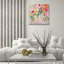 «Dream Floral 1» par St. Hilaire Elizabeth, art mural en verre acrylique, 24 po x 24 po-656135517