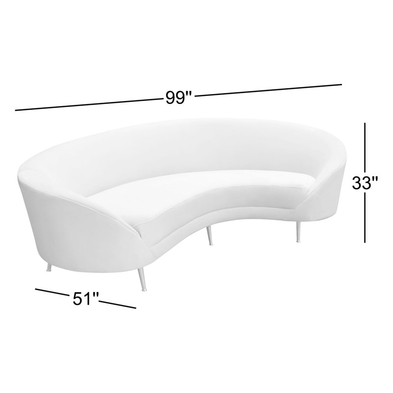 Celine Upholstered Sofa, Blush