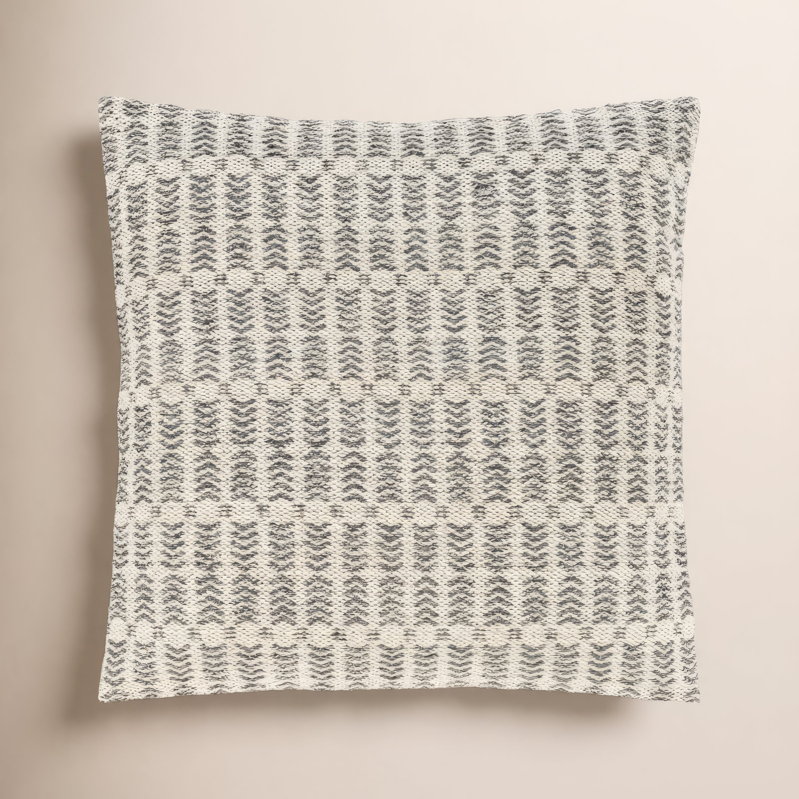 Hemlen Geometric Cotton Throw Pillow, Polyester/Polyfill