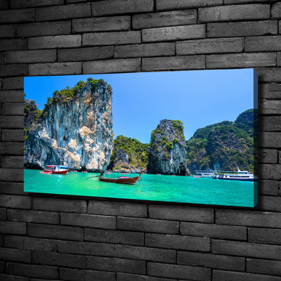 Boats Thailand - No Frame Print on Canvas