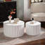 Ensemble de tables gigognes avec couvercle escamotable