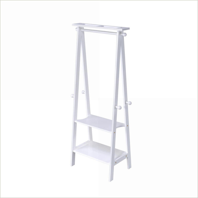 Banc de rangement 3-en-1 avec portemanteau Hall Rangement pour chaussures | Noir | Portemanteaux