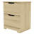 Aroob 23.62'' Tall 2 - Drawer Nightstand-1877693081-1847521313