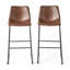 Ensemble de 2 tabourets de bar 30 po Cedric-836258952-836258951