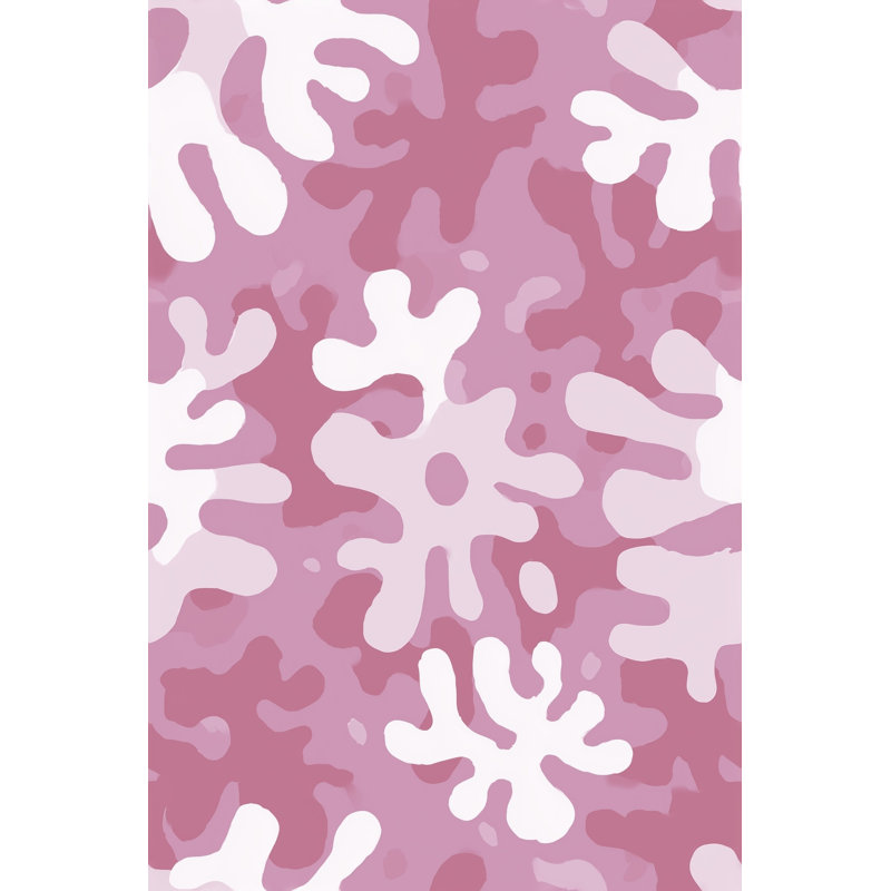 Papier peint camouflage rose, Peel and Stick