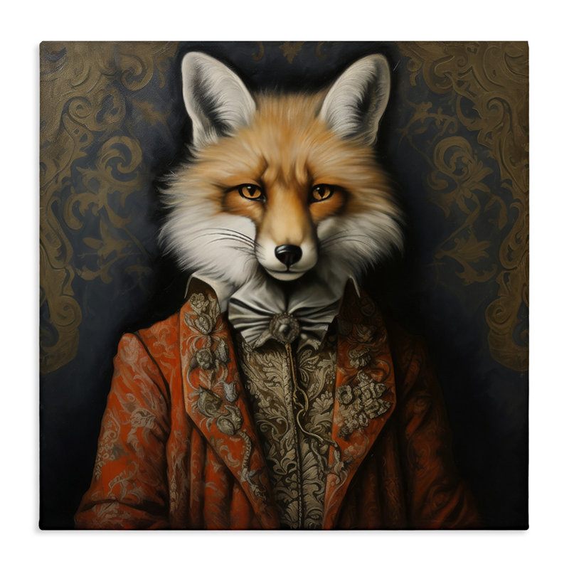 Mystic Metamorphosis Fox Canvas, conception par Lazar Studio, 24 po x 24 po