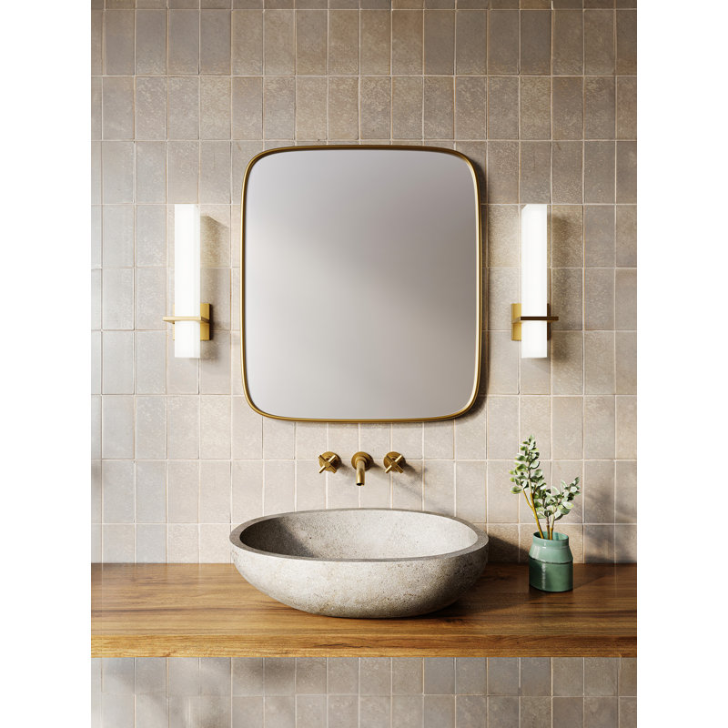Nepal Steel LED Flush Mounted Sconce