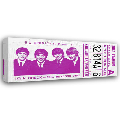 "Beatles Shea" par Stephen Chambers, impression sur toile tendue