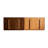 125.98" Brown+Tan Rectangular Solid Wood Shoe Storage