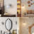 Lio 1 - Light Dimmable Iron ETL wall sconces with Round Shape Cloud Glass Shade-416420606