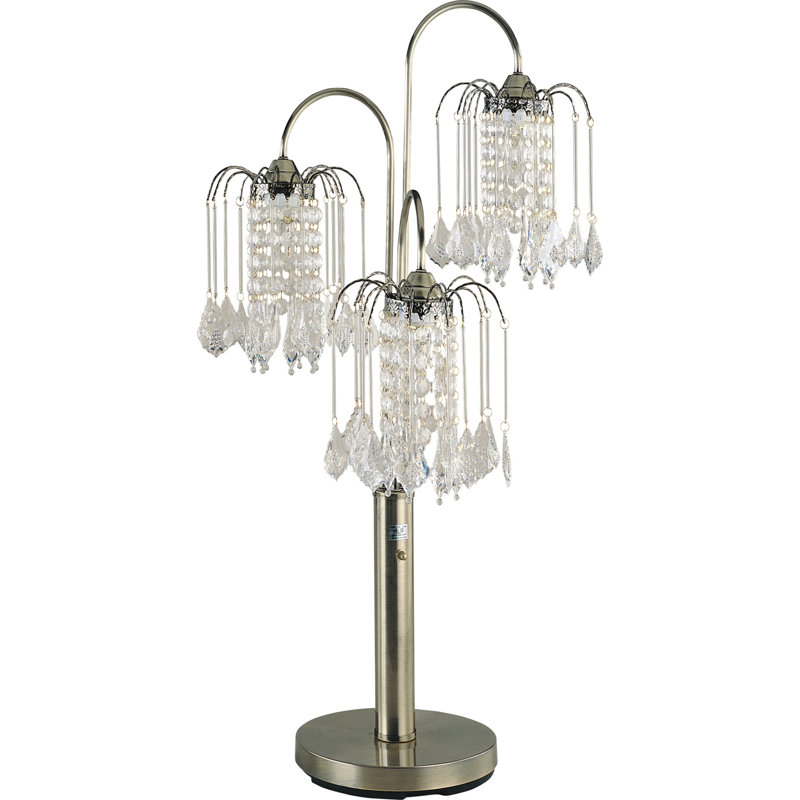 Haden Metal Arched Lamp, Antique Brass