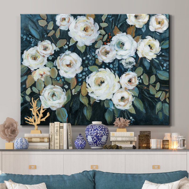" Moonlit Garden I ", 24" H x 32" W x 1" D