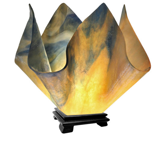 Lampe de table 11,25 po Amergin, Fleur de paille