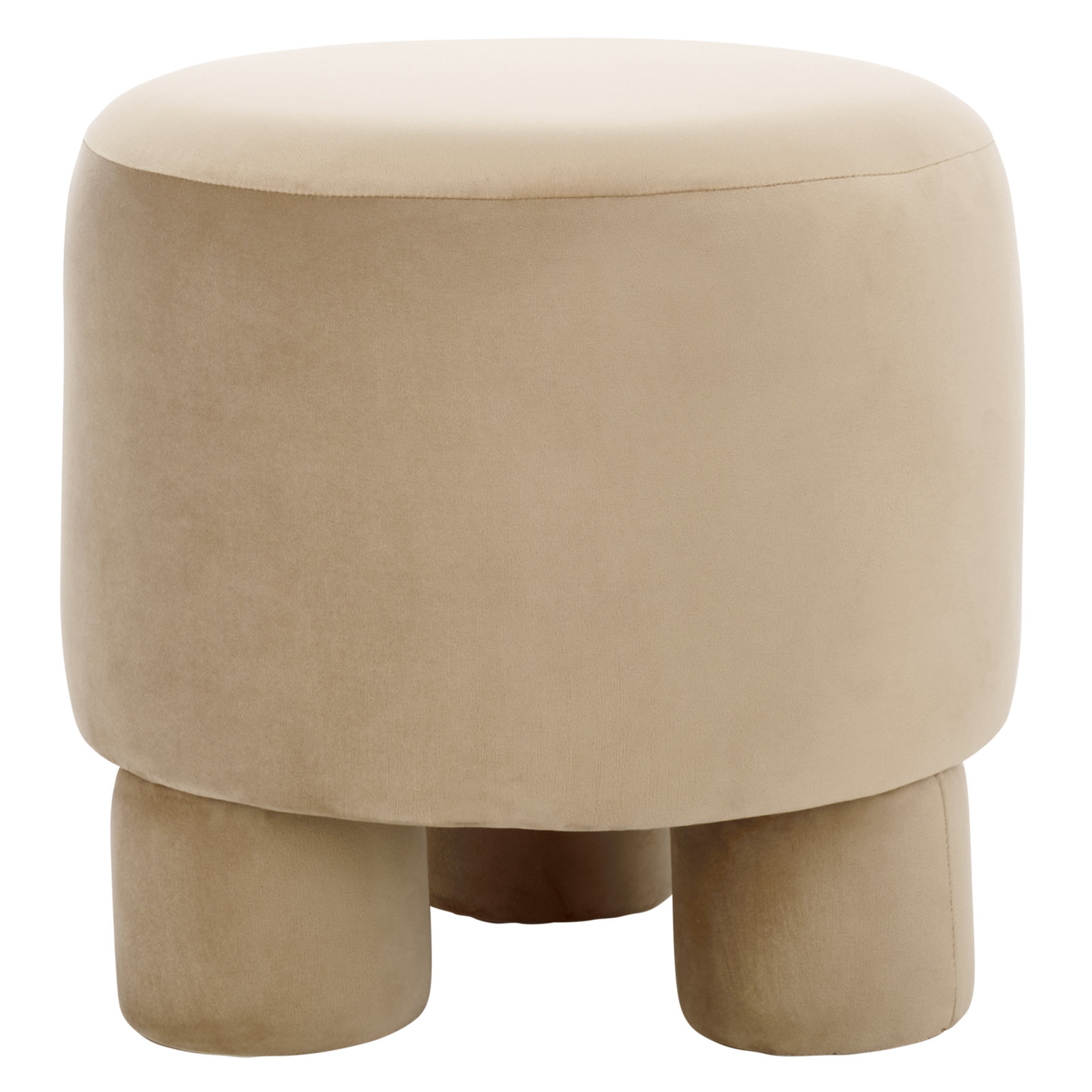 Josie 17" Ottoman, Tan