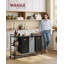 Metal Rolling Laundry Basket with Handles