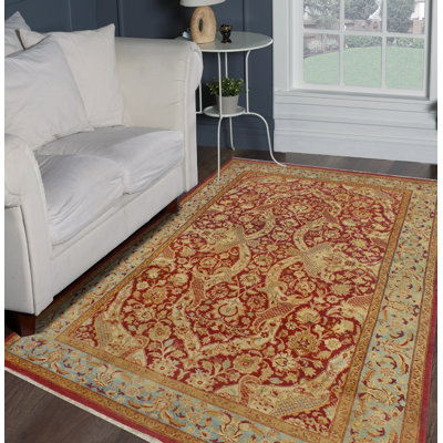 Pak-Persian Tanzilya Red Rug