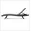 Chaise longue en osier Salem