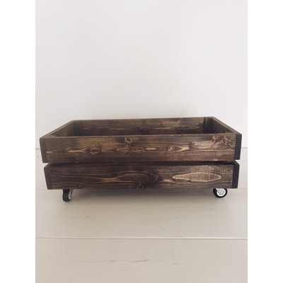 Caisse en bois massif