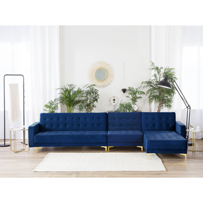 Childers 5 Seater Velvet Sofa Bed