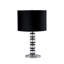 Lampe de table noire 24" avec sortie Marty