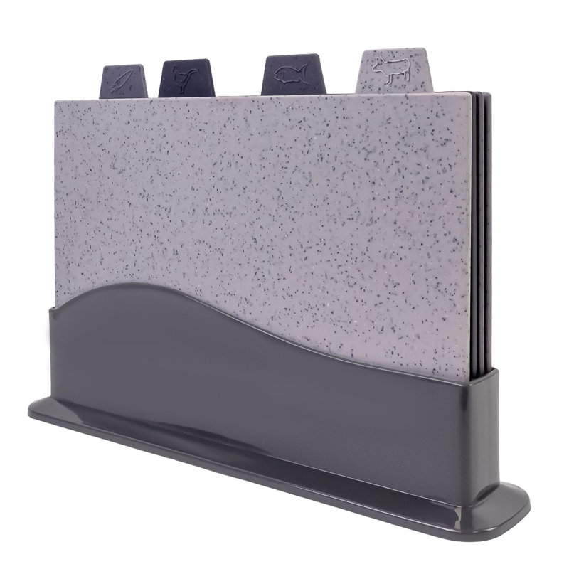 Saini 5 -Piece Plastic Chopping Board Set