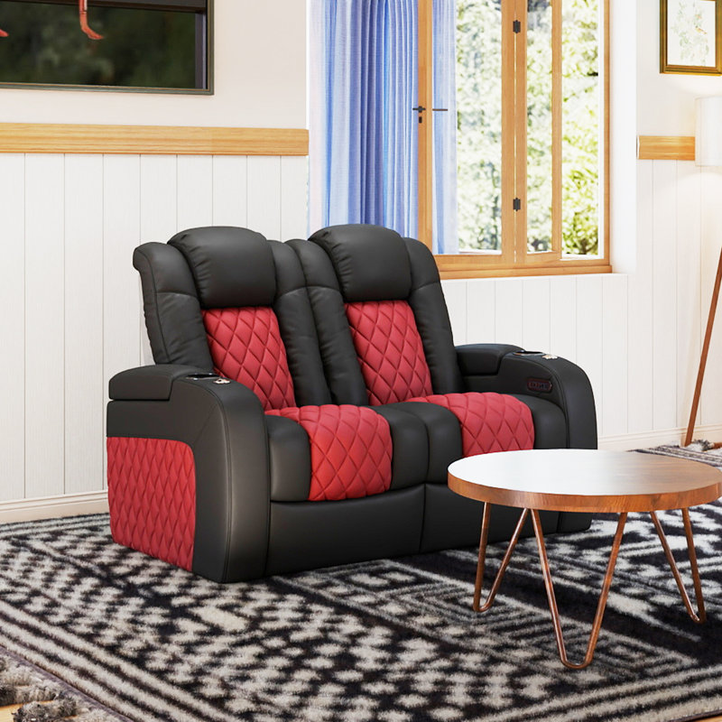 Canapé électrique Fauteuil inclinable électrique Zero Gravity, Noir / chameau