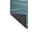 Laine et polyester bleu marine abstraits tissé à la machine Tapis décoratif-203424819