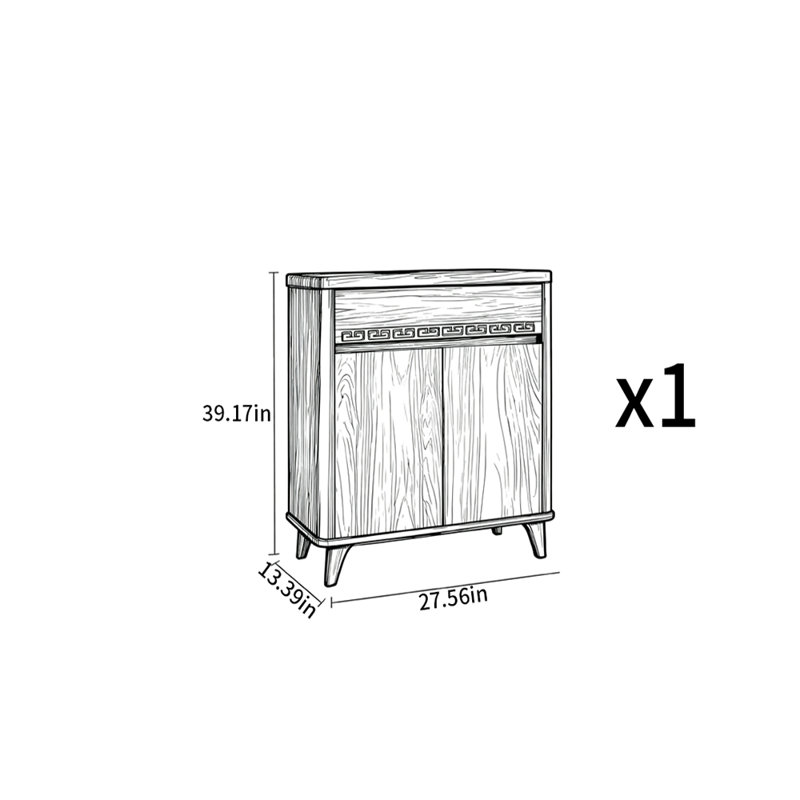 10 Pair Shoe Storage Cabinet