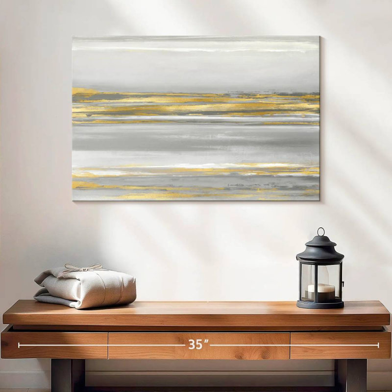 Subtle Reflections With Grey, 16" H x 24" W
