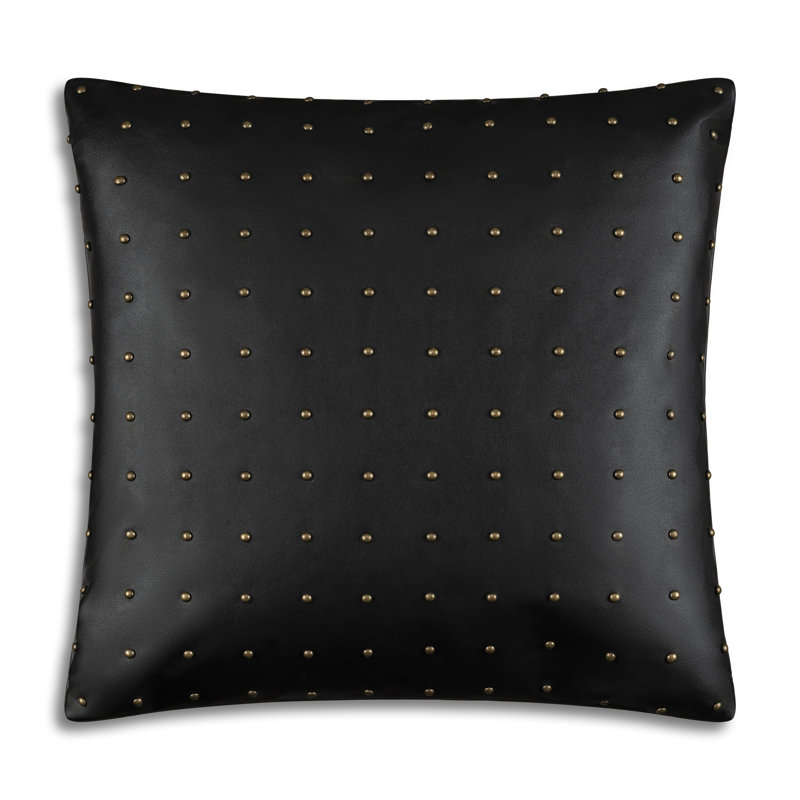 Riley Studded Black Pillow