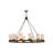 Agrippino 12 - Light Dimmable Wagon Wheel Chandelier