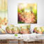 Cute Summer Flowers on Meadow - Floral Printed Throw Pillow