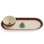 Spode Christmas Tree Tartan 2Pc Chip And Dip 13"