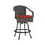 Tabouret 29,5 "avec coussin Sea Pines-1103683519-1103683456