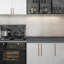 Paquet de 6 poignées d'armoire, poignées d'armoire de cuisine en alliage de zinc, poignées de tiroir durables pour armoires, placards et placards-113298105-113298107