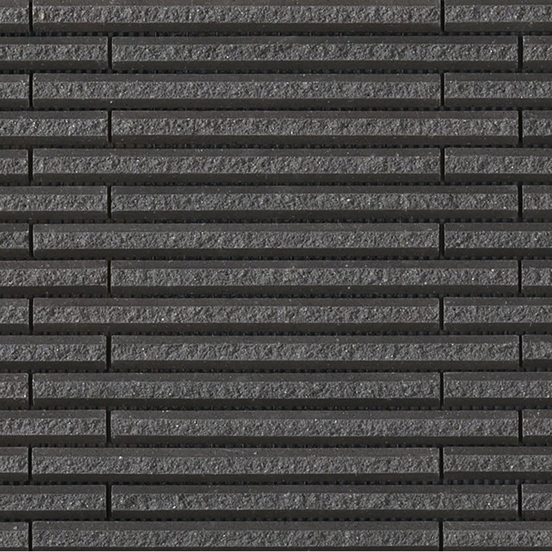 Hosowari Border Singular Tile, Black