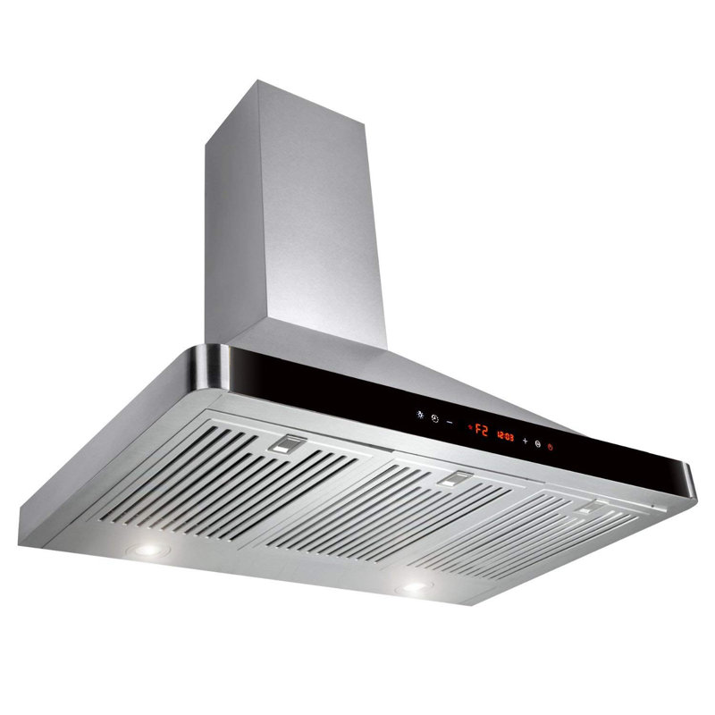  Hotte de cuisine murale en acier inoxydable convertible 36 pouces 600 CFM W103B Series avec filtre inclus