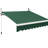 8' X 7' Patio Awning - Manual Retractable Sun For Patio. Protection. Aluminum And Steel. Versatile Installation. Adjustable In Exterior Screening Deck Window Cover. Reduces Heat & Effects. Steel,