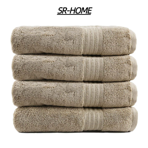 SR-HOME 2 Piece Cotton Bath Towel Set