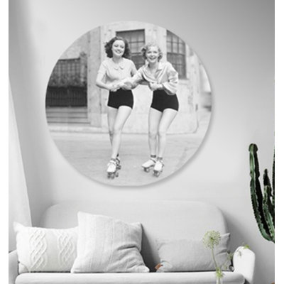 50's Roller Buddies - photographie sur acrylique