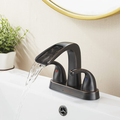Robinet de salle de bain à ensemble central avec bonde