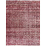 Pink Alchemy Transitional Wool Linen Cotton Blend Rug - 7'9" x 10'6"