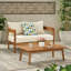 Causeuse + table basse