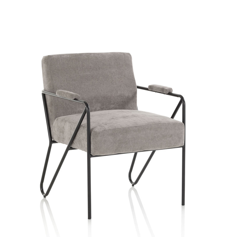Greaves Upholstered Armchair, Grey