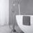 Freestanding Tub Filler with Handheld Shower-110679888