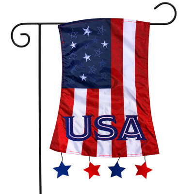 Drapeau de jardin patriotique