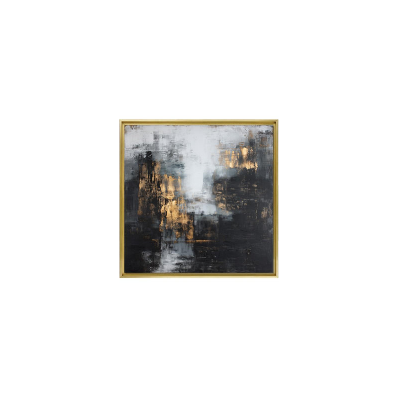 Nocturne in Gold, 40" H x 40" W