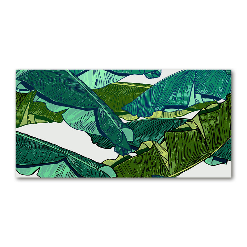 Banana Leaves - Wrapped Canvas Print