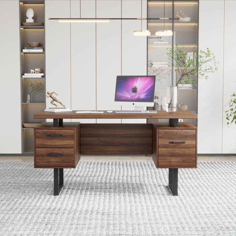 Blevins Writing Desk, 27.5" H x 59" W x 23.6" D